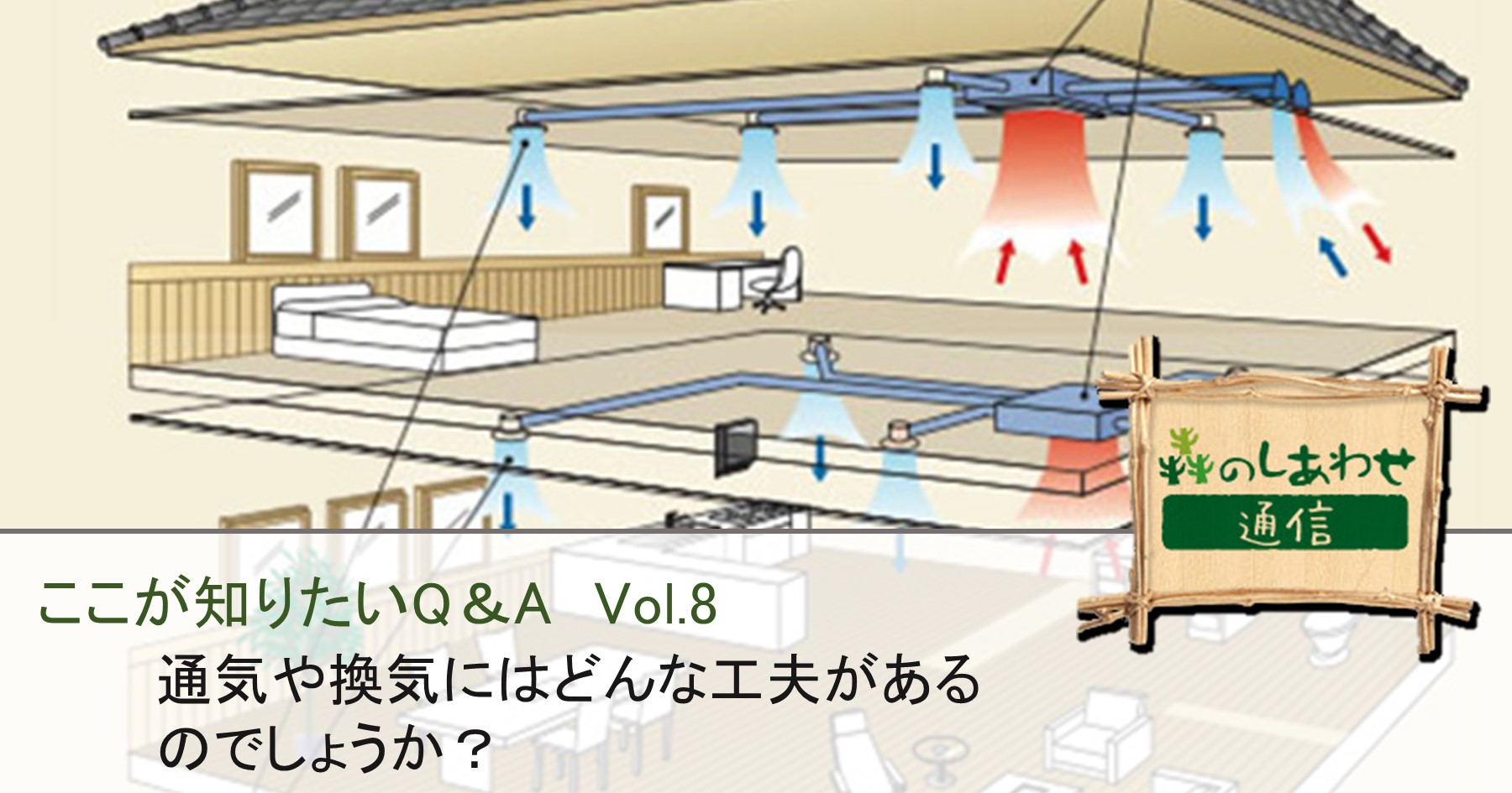 ここが知りたいQ&A Vol.8：通気や換気にはどんな工夫があるのでしょうか？
