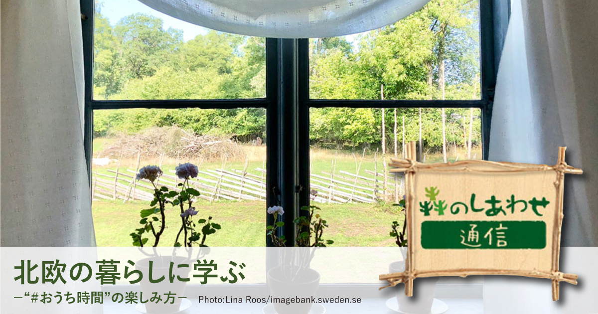 「森のしあわせ通信」Vol.3 自然とともに生きる暮らし − 家の中にも植物を
